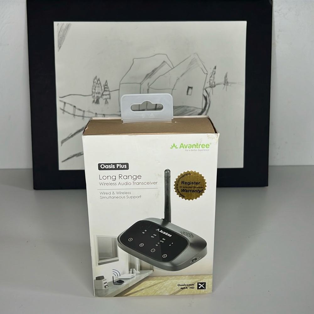 Avantree Oasis Plus Certified aptX HD Bluetooth 5.0 Transmitter Receiver